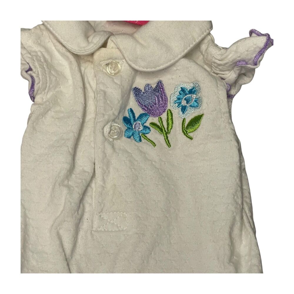 Baby Clothes Outfits Bodysuits Bib Pants 3-6 Months Multicolor Lot of 7 - Picture 5 of 6